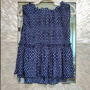 Zara Polka Dot Sleevless Top NWT